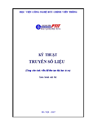 Bài giảng Kỹ thuật truyền số liệu - ThS. Phạm Ngọc Đĩnh