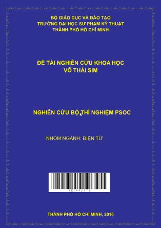 Đề tài Nghiên cứu bộ thí nghiệm PSOC