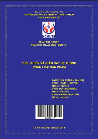 Đồ án Điều khiển và giám sát hệ thống phân loại sản phẩm (Phần 1)