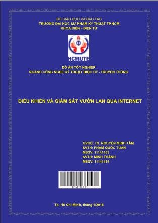Đồ án Điều khiển và giám sát vườn LAN qua internet (Phần 1)