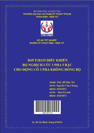 Đồ án DSP F28335 điều khiển bộ nghịch lý 3 pha 5 bậc cho động cơ 3 pha không đồng bộ (Phần 1)