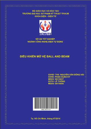 Đồ án Ðiều khiển mờ hệ Ball And Beam (Phần 1)