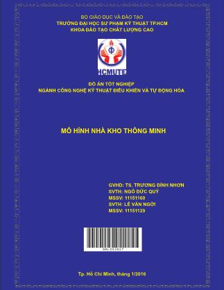 Đồ án Mô hình nhà kho thông minh (Phần 1)