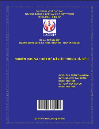 Đồ án Nghiên cứu và thiết kế máy ấp trứng đà điểu (Phần 1)