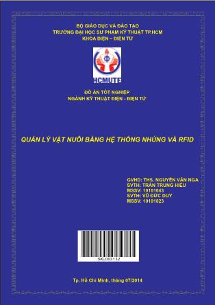 Đồ án Quản lý vật nuôi bằng hệ thống nhúng và RFID (Phần 1)