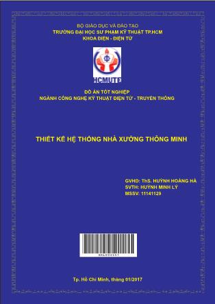 Đồ án Thiết kế hệ thống nhà xưởng thông minh (Phần 1)