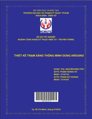 Đồ án Thiết kế trạm xăng thông minh dùng Arduino (Phần 1)