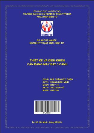 Đồ án Thiết kế và điều khiển cân bằng máy bay 3 cánh (Phần 1)