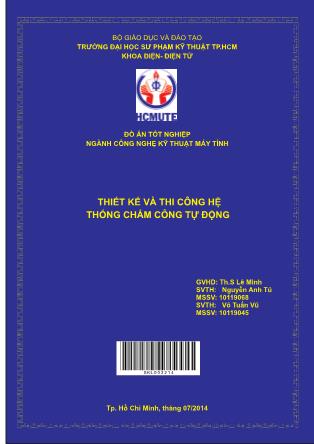 Đồ án Thiết kế và thi công hệ thống chấm công tự động (Phần 1)