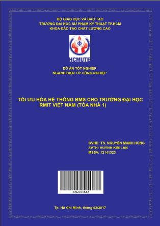 Đồ án Tối ưu hóa Hệ thống BMS cho trường Đại học RMIT Việt Nam (Tòa nhà 1) (Phần 1)