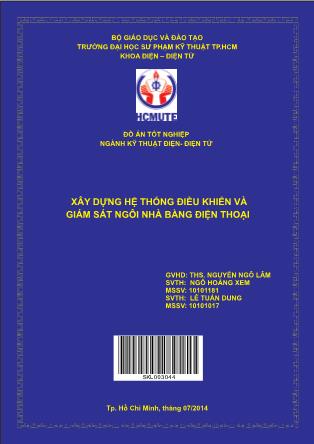 Đồ án Xây dựng hệ thống điều khiển và giám sát ngôi nhà bằng điện thoại (Phần 1)