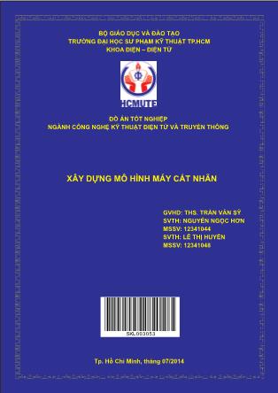 Đồ án Xây dựng mô hình máy cắt nhãn (Phần 1)