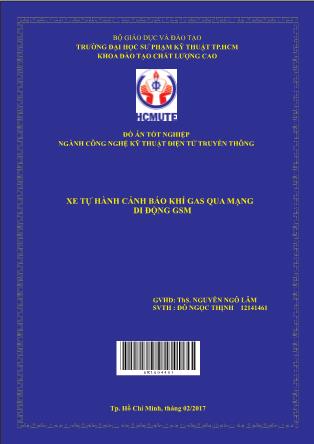 Đồ án Xe tự hành cảnh báo khí gas qua mạng di động GSM (Phần 1)