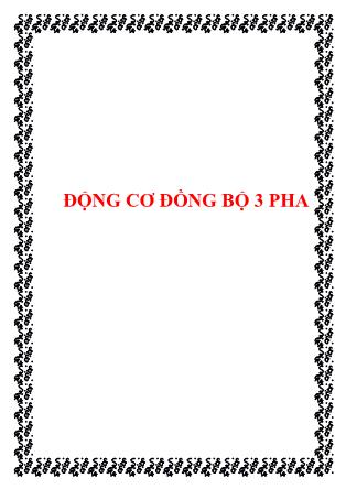 Động cơ đồng bộ 3 pha