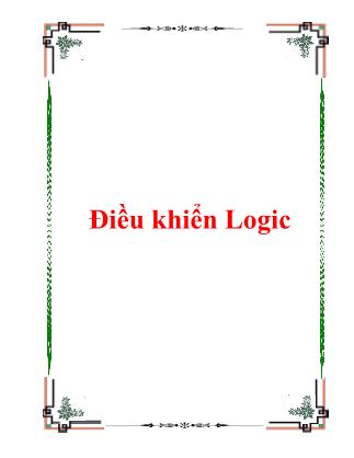 Giáo trình Điều khiển Logic