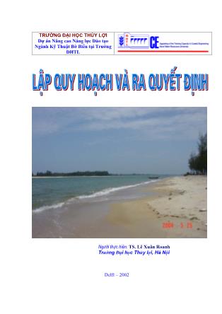 Giáo trình Lập quy hoạch và ra quyết định - TS. Lê Xuân Roanh