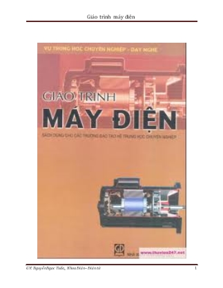 Giáo trình Máy điện