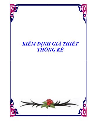Kiểm định giả thiết thống kê