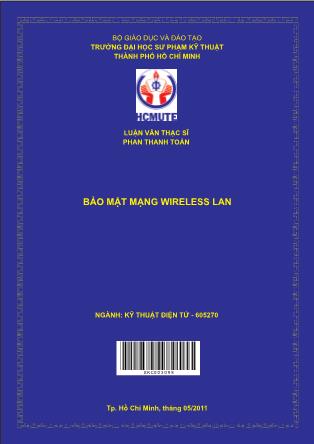 Luận văn Bảo mật mạng Wireless LAN (Phần 1)