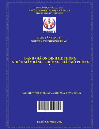 Luận văn Đánh giá ổn định hệ thống nhiều máy bằng phương pháp mô phỏng (Phần 1)