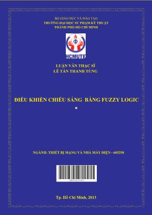 Luận văn Điều khiển chiếu sáng bằng fuzzy logic (Phần 1)