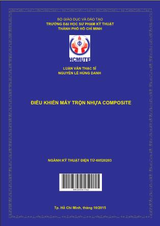 Luận văn Điều khiển máy trộn nhựa Composite (Phần 1)