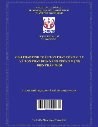 Luận văn Giải pháp tính toán tổn thất công suất và tổn thất điện năng trong mạng điện phân phối (Phần 1)