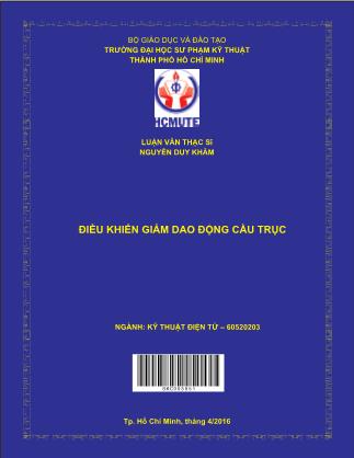 Luận văn Ðiều khiển giảm dao ðộng cầu trục (Phần 1)