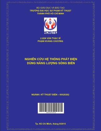 Luận văn Nghiên cứu hệ thống phát điện dùng năng lượng sóng biển (Phần 1)