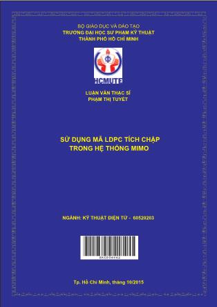 Luận văn Sử dụng mã LDPC tích chập trong hệ thống MIMO (Phần 1)