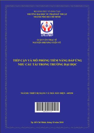 Luận văn Tiếp cận và mô phỏng tiềm năng đáp ứng nhu cầu tải trong trường đại học (Phần 1)