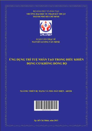 Luận văn Ứng dụng trí tuệ nhân tạo trong điều khiển động cơ không đồng bộ (Phần 1)
