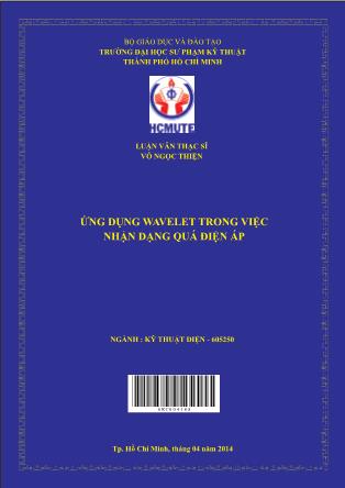 Luận văn Ứng dụng Wavelet trong việc nhận dạng quá điện áp (Phần 1)
