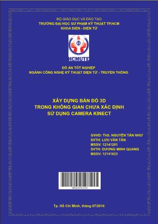 Luận văn Xây dựng bản đồ 3D trong không gian chưa xác định sử dụng camera Kinect (Phần 1)