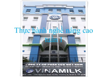 Thực hành nghề nâng cao