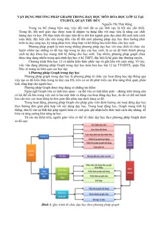 Vận dụng phương pháp Graph trong dạy học môn Hóa học lớp 12 tại TTGDTX, quận Thủ Đức