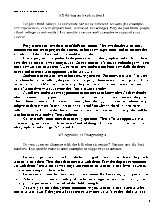 70 Bài luận Toefl