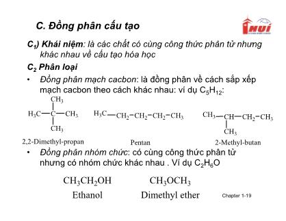 Bài giảng Hóa hữu cơ đại cương (Phần 3)