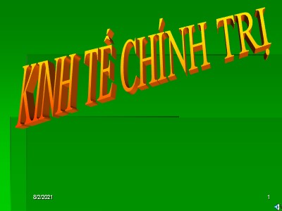 Bài giảng Kinh tế chính trị - Chương 5: Sự vận động của tư bản và tái sản xuất tư bản xã hội