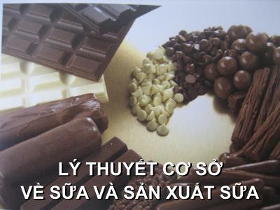 Bài giảng Lý thuyết cơ bản về sữa