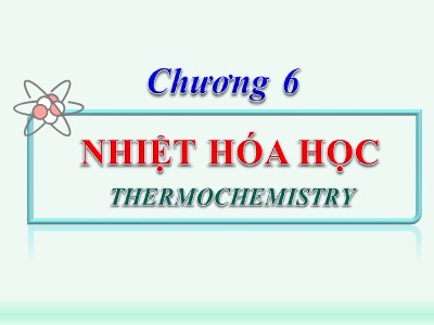 Bài giảng Nhiệt hóa học