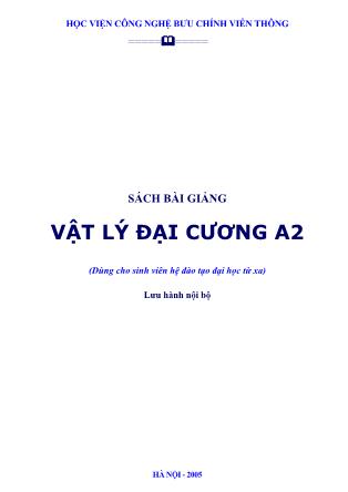 Bài giảng Vật lý đại cương A2