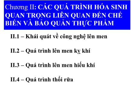 Bài giảng Vi sinh thực phẩm - Phạm Thị Lan Phương (Phần 2)