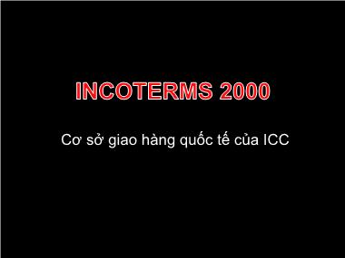 Cơ sở giao hàng quốc tế của ICC