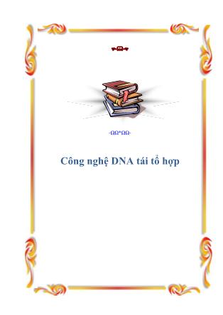 Công nghệ DNA tái tổ hợp