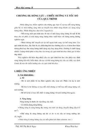 Giáo trình Hoá đại cương B - Hồ Thị Bích Ngọc (Phần 3)