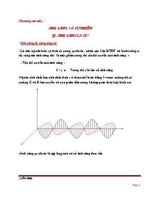 Giáo trình Kỹ thuật chiếu sáng