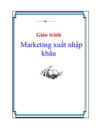 Giáo trình Marketing xuất nhập khẩu
