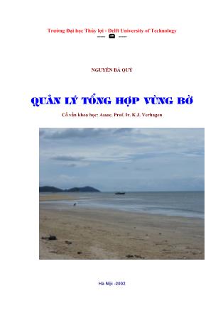 Giáo trình Quản lý tổng hợp vùng bờ - Nguyễn Bá Quỳ