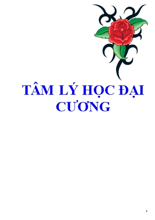 Giáo trình Tâm lý học đại cương (Bản mới)